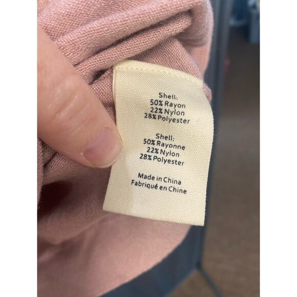 L'AGENCE Imani Knit Tank Top Misty Rose Large (b40) - Picture 9 of 10